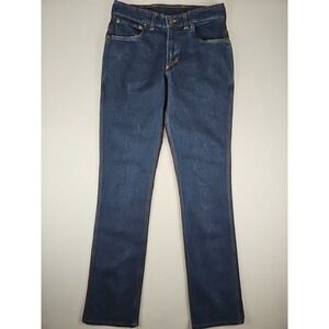 Origin Jeans Men's 34x36 Factory Work Straight Stretch Dark Denim Heavyweight